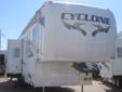 .
2008 Heartland Cyclone 4012
$35995
Call (806) 589-3849 ext. 12
Camping World of Lubbock
(806) 589-3849 ext. 12
1701 S. Loop 289,
Lubbock, TX 79423
3 Slide Outs, 5KW Generator, AM/FM/Cassette Stereo, Battery, Booth Dinette, Center Kitchen, Center Living