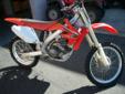 .
2008 Honda CRF450R
$3199
Call (805) 288-7801 ext. 334
Cal Coast Motorsports
(805) 288-7801 ext. 334
5455 Walker St,
Ventura, CA 93003
NECE BIKE READY FOR THE DIRT..The experts are pretty much unanimous in hailing the CRF450R as the best MXer in its