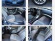 2008 Infiniti G35 Sport
Features & Options
Leather Upholstery
Map Lights
Console
Alloy Wheels
Power Passenger Seat
Call us to find more
Great looking vehicle in Blue.
Has 6 Cyl. engine.
The interior is Graphite.
Handles nicely with Shiftable Automatic