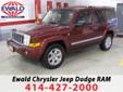 Ewald Chrysler-Jeep-Dodge
6319 South 108th st., Franklin, Wisconsin 53132 -- 877-502-9078
2008 Jeep Commander Limited Pre-Owned
877-502-9078
Price: $23,906
Call for financing
Click Here to View All Photos (12)
Call for financing
Description:
Â 
Clean