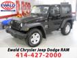 Ewald Chrysler-Jeep-Dodge
6319 South 108th st., Â  Franklin, WI, US -53132Â  -- 877-502-9078
2008 Jeep Wrangler X
Low mileage
Price: $ 20,906
Call for a free Autocheck 
877-502-9078
About Us:
Â 
With a consistent supply of high quality new and pre-owned