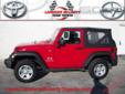 Landers McLarty Toyota Scion
2970 Huntsville Hwy, Fayetville, Tennessee 37334 -- 888-556-5295
2008 Jeep Wrangler X Pre-Owned
888-556-5295
Price: $17,900
Free Lifetime Powertrain Warranty on All New & Select Pre-Owned!
Click Here to View All Photos (16)