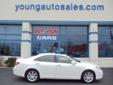 Young Chevrolet Cadillac
Receive a Free Carfax Report!
2008 Lexus ES 350 ( Click here to inquire about this vehicle )
Asking Price $ 25,995.00
If you have any questions about this vehicle, please call
Used Car Sales
866-774-9448
OR
Click here to inquire