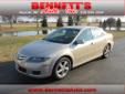 2008 Mazda MAZDA6 IÂ Â 
Bennett's Auto Inc.
W8136 Winnegamie Dr. Â  Neenah, WI, US, 54956
877-633-6167
Click here for finance approval
877-633-6167
Price: $ 11,995
Vehicle Details
Transmission
Autostick
Engine
4 Cyl.
Color
Gray
Vin
1YVHP80C685M12651
Body
4