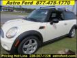 .
2008 MINI Cooper Clubman
$15990
Call (228) 207-9806 ext. 312
Astro Ford
(228) 207-9806 ext. 312
10350 Automall Parkway,
D'Iberville, MS 39540
Smooth, confident acceleration whenever you need it. No matter what road conditions exist, AWD gives you