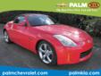 Palm Chevrolet Kia
Hassle Free / Haggle Free Pricing!
2008 Nissan 350Z ( Click here to inquire about this vehicle )
Asking Price $ 22,500.00
If you have any questions about this vehicle, please call
Internet Sales
888-587-4332
OR
Click here to inquire