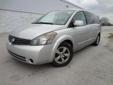 .
2008 Nissan Quest S
$14988
Call (931) 538-4808 ext. 47
Victory Nissan South
(931) 538-4808 ext. 47
2801 Highway 231 North,
Shelbyville, TN 37160
Seat Package (2nd Row Fold-Away Captain's Chairs and 3rd Row Fold-Away Bench Seat)__ 10 Speakers__ 2.269
