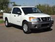 YourAutomotiveSource.com
16991 W. Waddell, Bldg B, Surprise, Arizona 85388 -- 602-926-2068
2008 Nissan Titan King Cab Pre-Owned
602-926-2068
Price: $15,599
Click Here to View All Photos (28)
Description:
Â 
Spotless One-Owner! White Hot! How alluring is