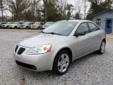 Â .
Â 
2008 Pontiac G6
$13965
Call
Lincoln Road Autoplex
4345 Lincoln Road Ext.,
Hattiesburg, MS 39402
For more information contact Lincoln Road Autoplex at 601-336-5242.
Vehicle Price: 13965
Mileage: 69810
Engine: 4 2.4l
Body Style: Sedan
Transmission: