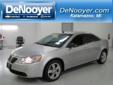 Â .
Â 
2008 Pontiac G6 GT
$11948
Call (269) 628-8692 ext. 23
Denooyer Chevrolet
(269) 628-8692 ext. 23
5800 Stadium Drive ,
Kalamazoo, MI 49009
-MP3 CD PLAYER__ AND CRUISE CONTROL- -POPULAR COLOR COMBO- -NHTSA FIVE STAR CRASH TEST RATING!- This G6 looks