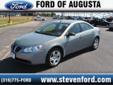 Steven Ford of Augusta
We Do Not Allow Unhappy Customers!
2008 Pontiac G6 ( Click here to inquire about this vehicle )
Asking Price $ 11,948.00
If you have any questions about this vehicle, please call
Ask For Brad or Kyle
888-409-4431
OR
Click here to