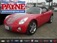 Â .
Â 
2008 Pontiac Solstice
$15280
Call
Payne Weslaco Motors
2401 E Expressway 83 2401,
Weslaco, TX 77859
MAKE AN OFFER WE CAN'T REFUSE
CLEARANCE
956-467-0581
Vehicle Price: 15280
Mileage: 67645
Engine: Gas 4-Cyl 2.4L/145
Body Style: Convertible