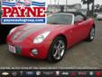 Â .
Â 
2008 Pontiac Solstice
$15280
Call
Payne Weslaco Motors
2401 E Expressway 83 2401,
Weslaco, TX 77859
ECOTEC 2.4L I4 SFI DOHC VVT and Convertible roof lining. Go topless! In a class by itself! Pontiac has outdone itself with this good-looking and fun