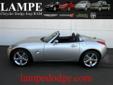 Â .
Â 
2008 Pontiac Solstice
$16995
Call (559) 765-0757
Lampe Dodge
(559) 765-0757
151 N Neeley,
Visalia, CA 93291
We won't be satisfied until we make you a raving fan!
Vehicle Price: 16995
Mileage: 55924
Engine: Turbo Gas 4-Cyl 2.0L/122
Body Style:
