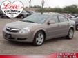 Â .
Â 
2008 Saturn Aura XE Sedan 4D
$9999
Call
Love PreOwned AutoCenter
4401 S Padre Island Dr,
Corpus Christi, TX 78411
Love PreOwned AutoCenter in Corpus Christi, TX treats the needs of each individual customer with paramount concern. We know that you