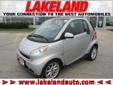 Lakeland
4000 N. Frontage Rd, Â  Sheboygan, WI, US -53081Â  -- 877-512-7159
2008 Smart fortwo passion
Low mileage
Price: $ 11,168
Check out our entire inventory 
877-512-7159
About Us:
Â 
Lakeland Automotive in Sheboygan, WI treats the needs of each