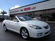 Germain Toyota of Naples
Have a question about this vehicle?
Call Giovanni Blasi or Vernon West on 239-567-9969
Click Here to View All Photos (40)
2008 Toyota Camry Solara SLE Pre-Owned
Price: $27,999
Body type: Convertible
VIN: 4T1FA38P78U144543
Stock