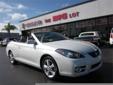 Germain Toyota of Naples
Have a question about this vehicle?
Call Giovanni Blasi or Vernon West on 239-567-9969
Click Here to View All Photos (40)
2008 Toyota Camry Solara SLE Pre-Owned
Price: $28,999
Body type: Coupe
Transmission: Automatic
Exterior