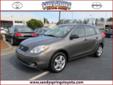 Sandy Springs Toyota
6475 Roswell Rd., Atlanta, Georgia 30328 -- 888-689-7839
2008 TOYOTA Matrix 5dr Wgn Auto STD Pre-Owned
888-689-7839
Price: $12,995
New car condition with a used car price, won't last long
Click Here to View All Photos (21)
New car