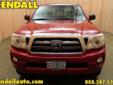 2008 TOYOTA TACOMA
$23,995
Phone:
Toll-Free Phone:
Year
2008
Interior
Make
TOYOTA
Mileage
33465 
Model
TACOMA 
Engine
Color
IMPULSE RED PRL
VIN
5TEUU42N88Z555389
Stock
H9220A
Warranty
Unspecified
Description
Very capable and able to suit just about