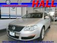 Hall Imports, Inc.
19809 W. Bluemound Road, Brookfield, Wisconsin 53045 -- 877-312-7105
2008 Volkswagen Passat Komfort Pre-Owned
877-312-7105
Price: $16,991
Call for financing.
Click Here to View All Photos (20)
Call for financing.
Description:
Â 
***VW