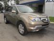Â .
Â 
2009 Acura MDX AWD 4dr
$23991
Call (877) 295-5622 ext. 9
Gatorland Acura Kia
(877) 295-5622 ext. 9
3435 N Main St.,
Gainesville, FL 32609
2009 Acura MDX AWD
1 Owner - Clean Car Fax - Low Miles
Locally Owned and Serviced
Options
3.7L PGM-FI MPI SOHC
