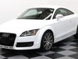 Price: $32500
Make: Audi
Model: TT
Color: White
Year: 2009
Mileage: 29927
AWD, xenon headlights, heated seats, 18 inch wheels, Leather 3 spoke multi-function steering wheel with paddle shifters, ESP traction control, Bluetooth, brushed aluminum interior