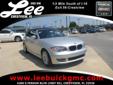 2009 BMW 1 Series 128i
TO ENSURE INTERNET PRICING CALL OR TEXT
Doug Collins (Internet Manager)-850-603-2946
Brock Collins(Internet Sales)-850-830-3826
Vehicle Details
Year:
2009
VIN:
WBAUL73589VJ75506
Make:
BMW
Stock #:
14258A
Model:
1 Series
Mileage: