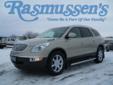 Â .
Â 
2009 Buick Enclave
$31000
Call 712-732-1310
Rasmussen Ford
712-732-1310
1620 North Lake Avenue,
Storm Lake, IA 50588
Aimed at older, more creature-comfort-hungry members of the crossover SUV market, Buick's new Enclave has earned flattering reviews