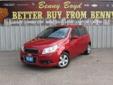 Â .
Â 
2009 Chevrolet Aveo
$13995
Call (855) 417-2309 ext. 669
Benny Boyd CDJ
(855) 417-2309 ext. 669
You Will Save Thousands....,
Lampasas, TX 76550
Sporty Aveo with Low Miles! Just 43382! Premium Sound w/iPod Connections. Easy to use Steering Wheel