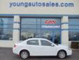 Young Chevrolet Cadillac
2009 Chevrolet Cobalt Pre-Owned
$12,500
CALL - 866-774-9448
(VEHICLE PRICE DOES NOT INCLUDE TAX, TITLE AND LICENSE)
Year
2009
Make
Chevrolet
Exterior Color
WHITE C
Condition
Used
Price
$12,500
Body type
4dr Car
VIN