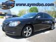 Symdon Chevrolet
369 Union Street, Â  Evansville, WI, US -53536Â  -- 877-520-1783
2009 Chevrolet Malibu LT
Low mileage
Price: $ 16,832
Call for Financing 
877-520-1783
About Us:
Â 
Symdon Chevrolet Pontiac is your Madison area Chevrolet and Pontiac dealer,