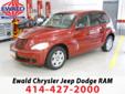 Ewald Chrysler-Jeep-Dodge
6319 South 108th st., Â  Franklin, WI, US -53132Â  -- 877-502-9078
2009 Chrysler PT Cruiser PT CRUISER
Low mileage
Price: $ 9,906
Call for a free Autocheck 
877-502-9078
About Us:
Â 
With a consistent supply of high quality new and