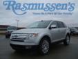 Â .
Â 
2009 Ford Edge
$26500
Call 800-732-1310
Rasmussen Ford
800-732-1310
1620 North Lake Avenue,
Storm Lake, IA 50588
In the market for a midsized crossover sport utility? Look no further than this stylish '09 Ford Edge that offers you better fuel economy