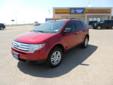 Â .
Â 
2009 Ford Edge 4dr SE FWD
$20391
Call (866) 846-4336 ext. 46
Stanley PreOwned Childress
(866) 846-4336 ext. 46
2806 Hwy 287 W,
Childress , TX 79201
SE trim. FUEL EFFICIENT 24 MPG Hwy/17 MPG City! CARFAX 1-Owner. JDPower.com - 3.5 Power Circle Rated,