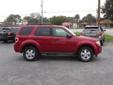 Â .
Â 
2009 Ford Escape XLT
$13700
Call (912) 228-3108 ext. 57
Kings Colonial Ford
(912) 228-3108 ext. 57
3265 Community Rd.,
Brunswick, GA 31523
This clean CARFAX certified Escape is fun with its all wheel drive transmission. Interior has been well
