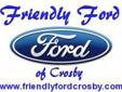 Friendly Ford of Crosby 2425 Hwy 90, Â  Crosby, TX, US 77532Â  -- 281-462-3200
2009 Ford F-150
Financing Available
Ask for Ramiro or Tony: $ 17,991
Driven To Satisfy You! 
281-462-3200
Â 
Vehicle Information:
Friendly Ford of Crosby 
Contact Dealer :Â 