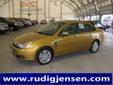 Rudig-Jensen Automotive
1000 Progress Road, New Lisbon, Wisconsin 53950 -- 877-532-6048
2009 Ford Focus SEL Pre-Owned
877-532-6048
Price: $14,990
Call for any financing questions.
Click Here to View All Photos (6)
Call for any financing questions.