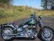 Local, one owner Screamin' Eagle CVO Springer, with 22,965 miles!
Very clean and well kept 110 Cubic Inch CVO Springer, finished in Black Diamond with Emerald Ice Metal Grind Flames!
This machine is from Harley-Davidson's C.V.O. Custom Vehicle Operations,