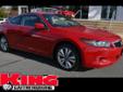 King VW
979 N. Frederick Ave., Gaithersburg, Maryland 20879 -- 888-840-7440
2009 Honda Accord Cpe EX-L Pre-Owned
888-840-7440
Price: $19,294
Click Here to View All Photos (22)
Description:
Â 
STUNNING and GORGEOUS! That is the way to describe this Honda