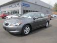 Price: $15987
Make: Honda
Model: Accord
Color: Gray
Year: 2009
Mileage: 29749
Check out this Gray 2009 Honda Accord LX-P with 29,749 miles. It is being listed in Danbury, CT on EasyAutoSales.com.
Source: