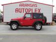 Aransas Autoplex
Have a question about this vehicle?
Call Steve Grigg on 361-723-1801
Click Here to View All Photos (18)
2009 Jeep Wrangler X Pre-Owned
Price: $19,990
Condition: Used
Make: Jeep
VIN: 1J4FA24109L771229
Exterior Color: Red
Transmission: