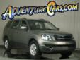 Â .
Â 
2009 Kia Borrego
$16987
Call 877-596-4440
Adventure Chevrolet Chrysler Jeep Mazda
877-596-4440
1501 West Walnut Ave,
Dalton, GA 30720
You've found the Best Value on the web! If another dealer's price LOOKS lower, it is NOT. We add NO dealer FEES or