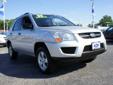 .
2009 Kia Sportage SUV
$12999
Call (913) 828-0767
This 2009 Sportage SUV might be the one for you! This one's on the market for $12,999. Drive away with an impeccable 5-star crash test rating and prepare yourself for any situation. Don't waste another