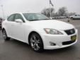 Price: $21599
Make: Lexus
Model: IS
Color: White
Year: 2009
Mileage: 48565
Check out this White 2009 Lexus IS 250 with 48,565 miles. It is being listed in Henrietta, TX on EasyAutoSales.com.
Source: