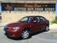 Â .
Â 
2009 Mazda Mazda3 i Sport
$13997
Call (254) 870-1608 ext. 31
Benny Boyd Copperas Cove
(254) 870-1608 ext. 31
2623 East Hwy 190,
Copperas Cove , TX 76522
This Mazda3 has a Clean Vehicle History Report. Premium Sound with iPod/Aux Connections. Easy to