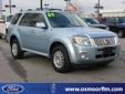 Â .
Â 
2009 Mercury Mariner
$21994
Call 502-215-4303
Oxmoor Ford Lincoln
502-215-4303
100 Oxmoor Lande,
Louisville, Ky 40222
CLEAN Carfax Report, Microsoft SYNC technology, AWD, Leather Seats, Power Moonroof, Reverse sensing technology, Steering mounted