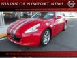 Â .
Â 
2009 Nissan 370Z
$26603
Call 757-349-7052
Nissan of Newport News
757-349-7052
12925 Jefferson Avenue,
Newport News, VA 23608
***ONE OWNER * CLEAN CARFAX and LOW MILES. You NEED to see this car! In a class by itself! Are you still driving around that