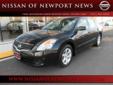 Â .
Â 
2009 Nissan Altima
$17979
Call 757-349-7052
Nissan of Newport News
757-349-7052
12925 Jefferson Avenue,
Newport News, VA 23608
***ONE OWNER * CLEAN CARFAX, and STOP AND SAVE !!!!. Real gas sipper! Fuel Efficient! Be the talk of the town when you roll