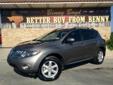 Â .
Â 
2009 Nissan Murano S
$17997
Call (254) 870-1608 ext. 74
Benny Boyd Copperas Cove
(254) 870-1608 ext. 74
2623 East Hwy 190,
Copperas Cove , TX 76522
This Murano has a Clean Vehicle History Report. Premium Sound with iPod/Aux Connections. Easy to use